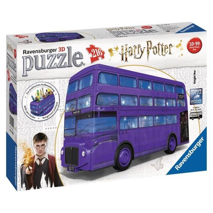 HARRY POTTER Puzzle 3D Magicobus - Ravensburger - Véhicule 216 pieces