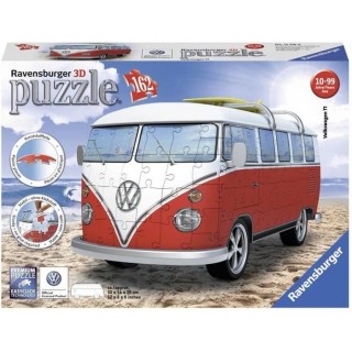 VOLKSWAGEN Puzzle 3D Combi T1 - Ravensburger - Véhicule 162 pieces -