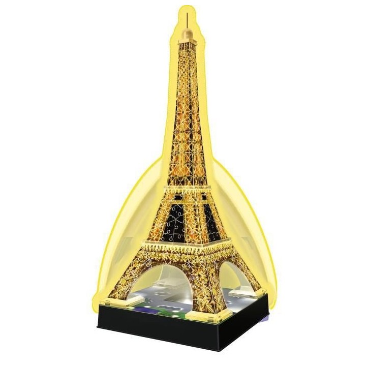 Puzzle 3D Tour Eiffel illuminée - Ravensburger - Monument 216 pieces