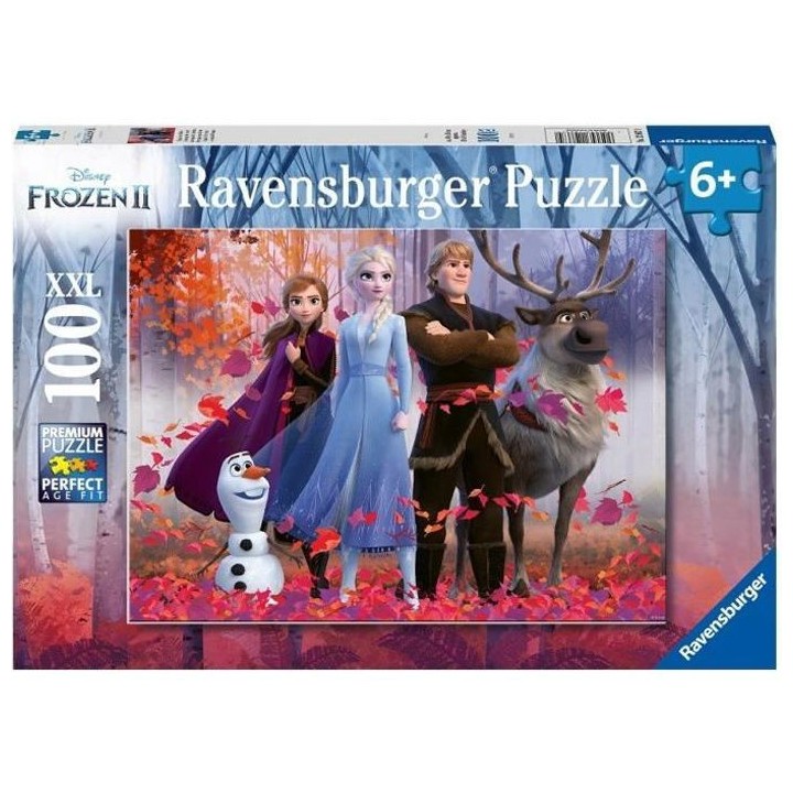 LA REINE DES NEIGES 2 Puzzle 100 pieces XXL - La magie de la foret - R