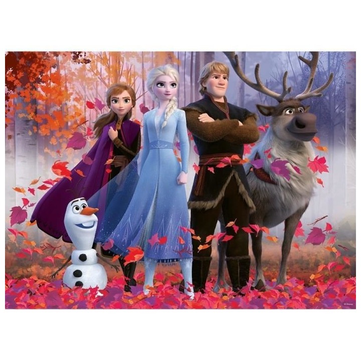 LA REINE DES NEIGES 2 Puzzle 100 pieces XXL - La magie de la foret - R