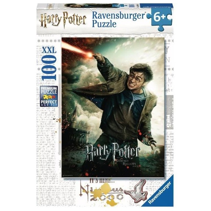 HARRY POTTER Puzzle 100 pieces XXL - Le monde fantastique d'Harry Pott