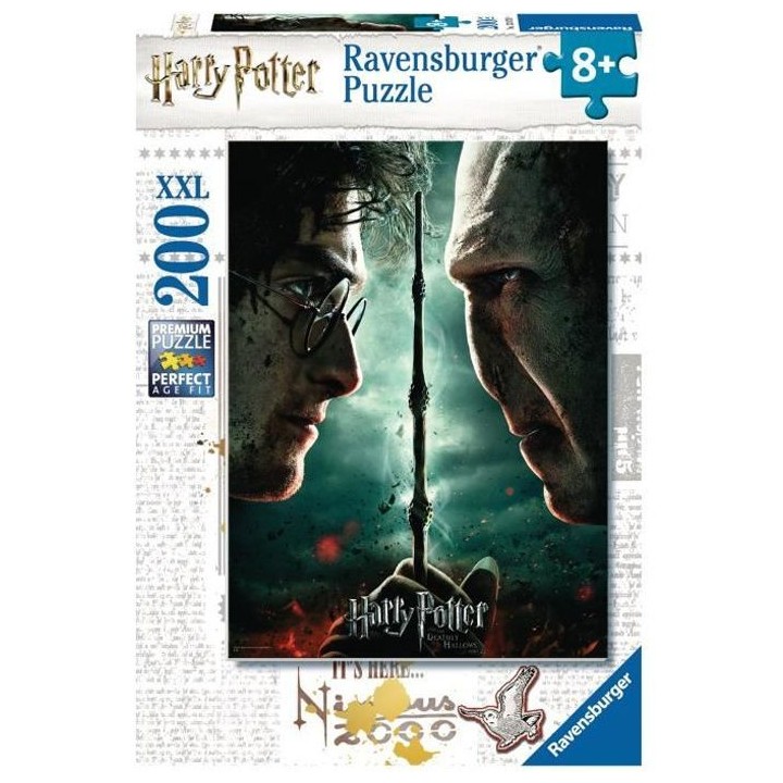 HARRY POTTER Puzzle 200 pieces XXL - Harry Potter vs Voldemort - Raven