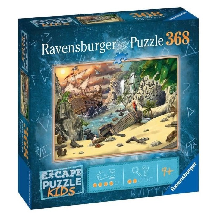 Ravensburger - Escape puzzle 368 pieces Kids - L'aventure des pirates