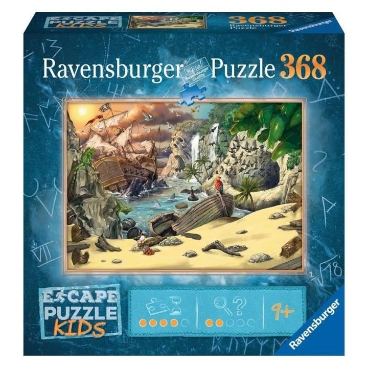 Ravensburger - Escape puzzle 368 pieces Kids - L'aventure des pirates