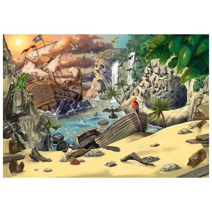 Ravensburger - Escape puzzle 368 pieces Kids - L'aventure des pirates