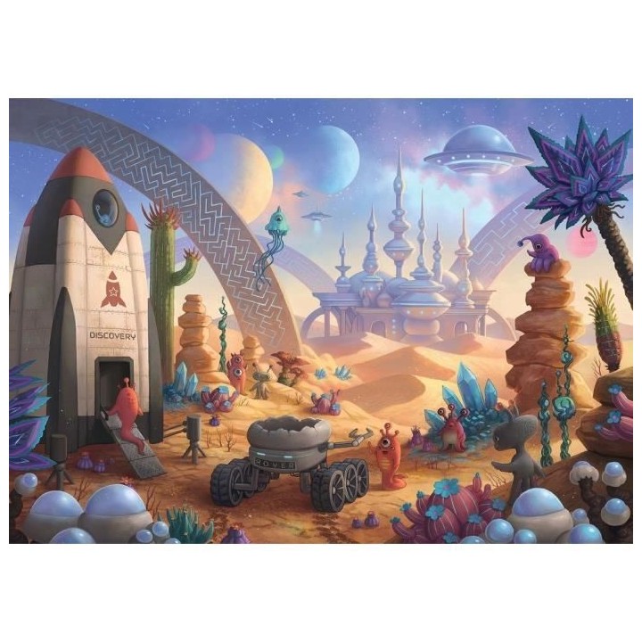 Ravensburger - Escape puzzle 368 pieces Kids - La mission spatiale