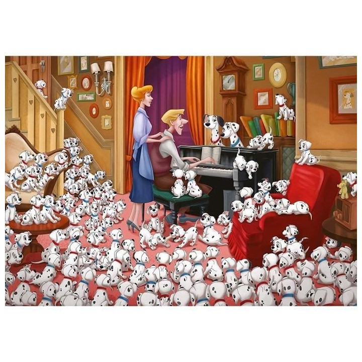 Puzzle 1000 p - 101 Dalmatiens (Collection Disney)