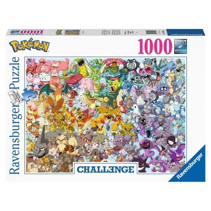 POKÉMON Puzzle 1000 pieces - Ravensburger - Puzzle adultes - Collecti