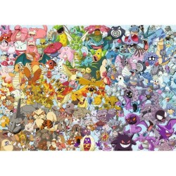 POKÉMON Puzzle 1000 pieces - Ravensburger - Puzzle adultes - Collection Challenge Puzzle - Des 14 ans