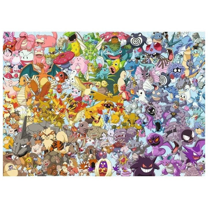 POKÉMON Puzzle 1000 pieces - Ravensburger - Puzzle adultes - Collecti