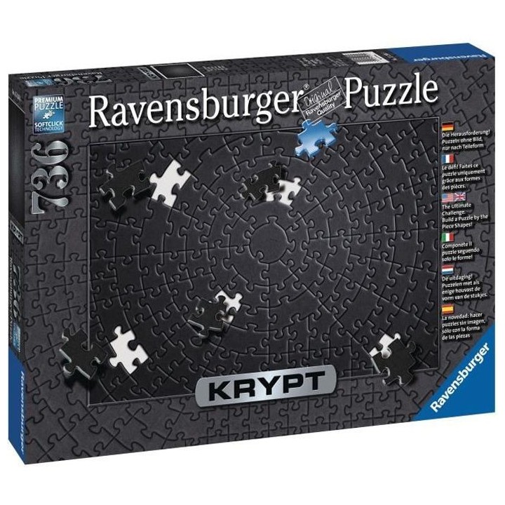 Puzzle Krypt 736 p - Black