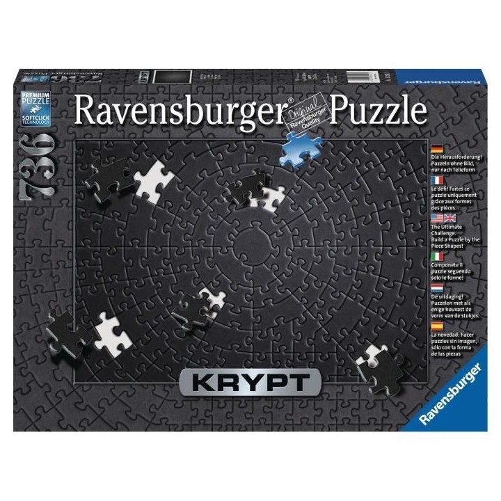 Puzzle Krypt 736 p - Black