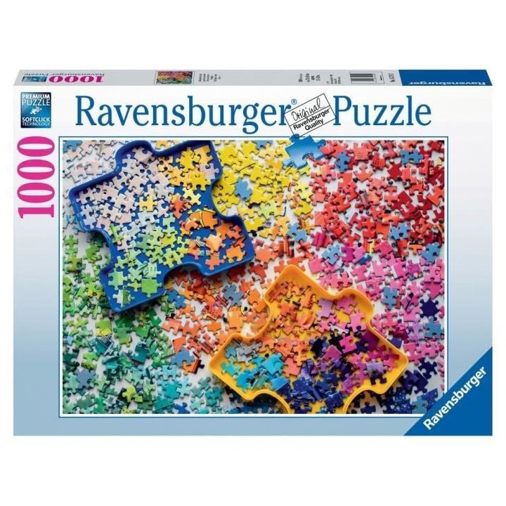 Ravensburger - Puzzle 1000 pieces - La palette du puzzleur