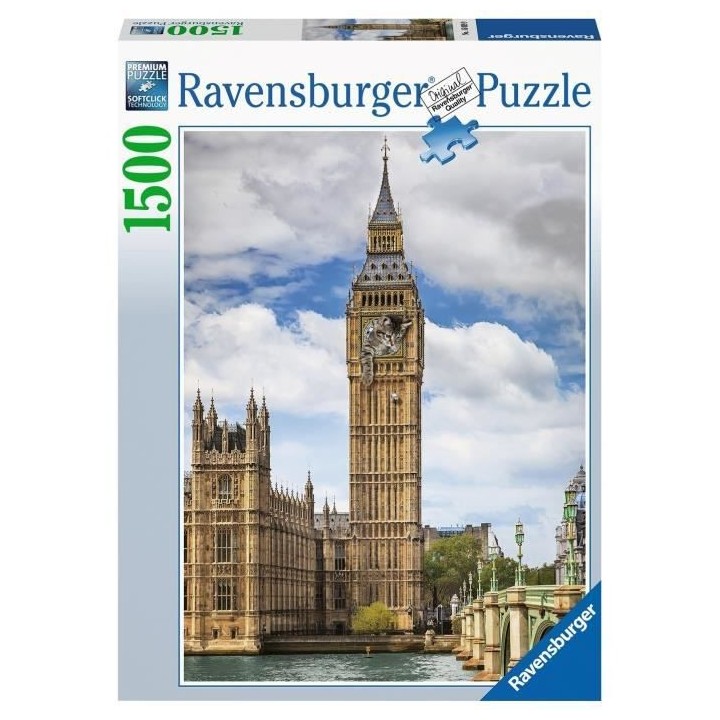 Puzzle 1500 p - Drôle de chat sur Big Ben