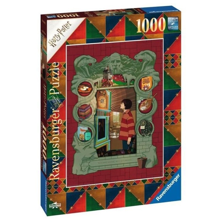 Puzzle 1000 p - Harry Potter chez la famille Weasley (Collect. Harry P