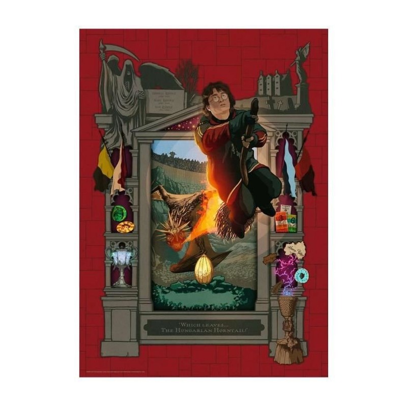 Puzzle 1000 p - Harry Potter et la Coupe de Feu (Collection Harry Potter MinaLima)