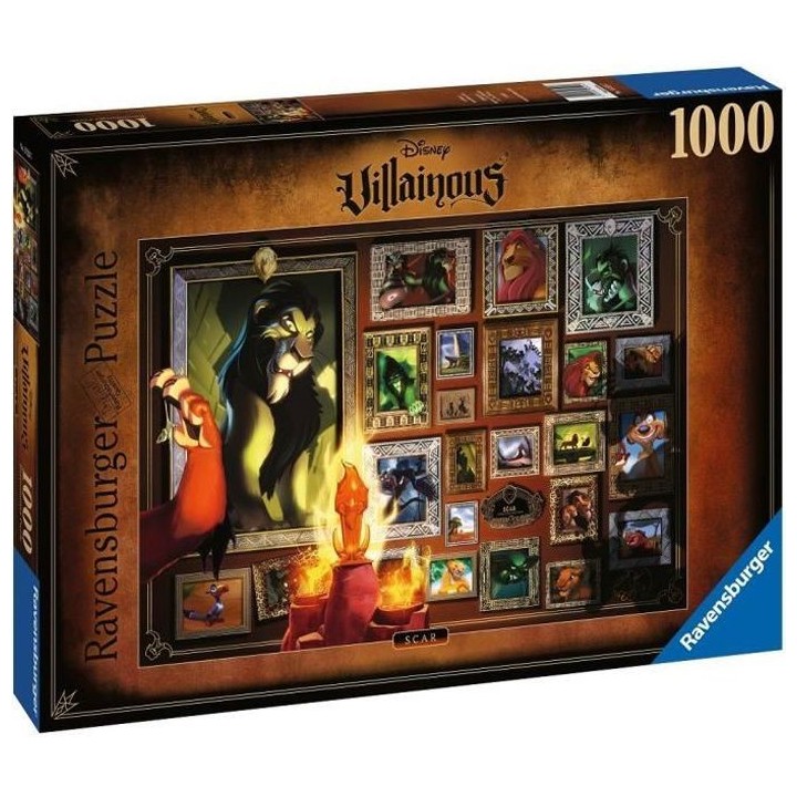 Puzzle 1000 p - Scar (Collection Disney Villainous)