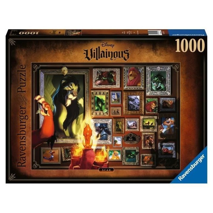 Puzzle 1000 p - Scar (Collection Disney Villainous)