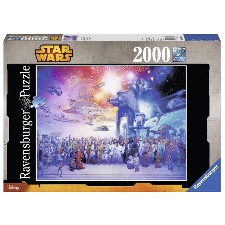 Puzzle 2000 p - L'univers Star Wars