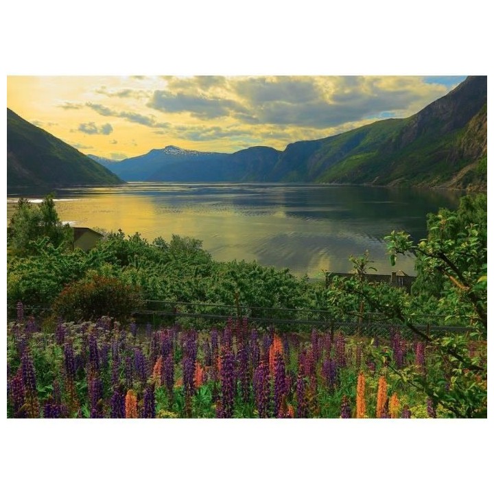 Ravensburger - Puzzle 1000 pieces - Fjord en Norvege (Puzzle Highlight