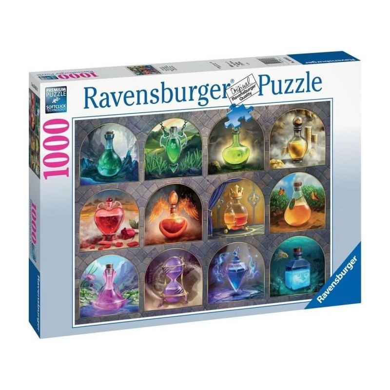 Ravensburger - Puzzle 1000 pieces - Potions magiques