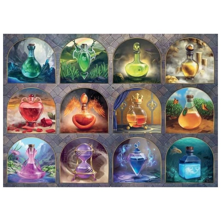 Ravensburger - Puzzle 1000 pieces - Potions magiques