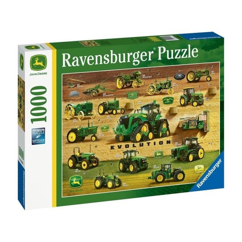 Ravensburger - Puzzle 1000 pieces - L'héritage John Deere