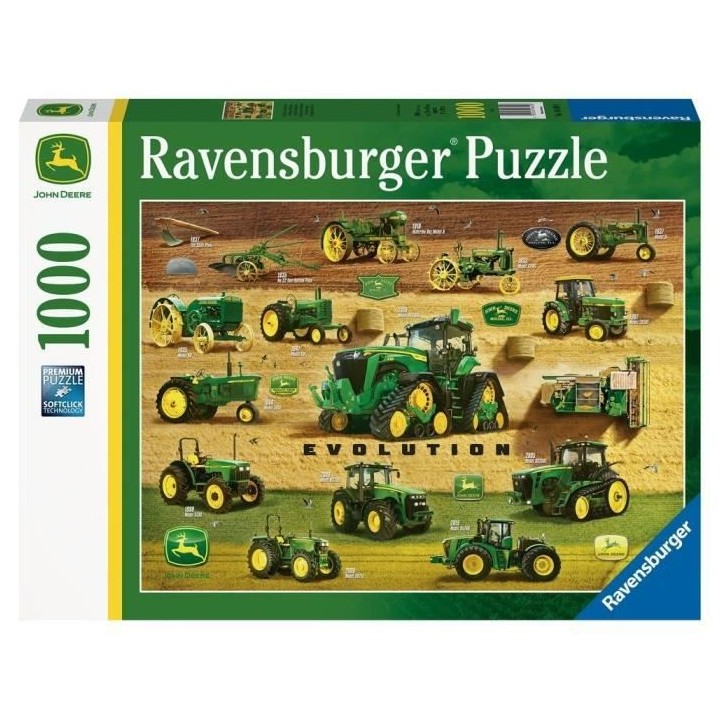 Ravensburger - Puzzle 1000 pieces - L'héritage John Deere