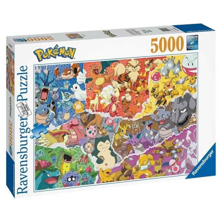 POKEMON - Puzzle 5000 pieces - Pokémon Allstars - Ravensburger