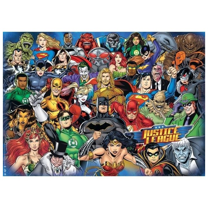 Ravensburger - Puzzle 1000 pieces - DC Comics (Challenge Puzzle)
