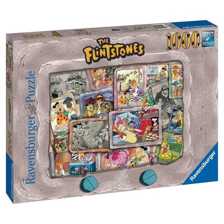 Ravensburger - Puzzle 1000 pieces - Les Pierrafeu