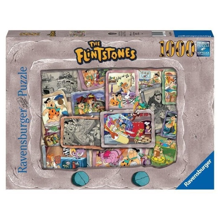 Ravensburger - Puzzle 1000 pieces - Les Pierrafeu