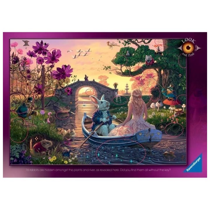 Ravensburger - Puzzle 1000 pieces - Le pays des merveilles