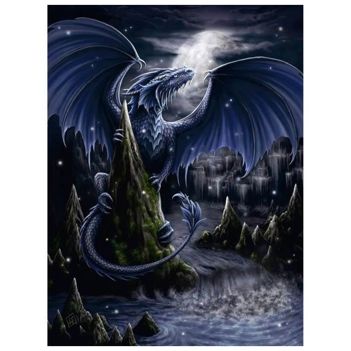 Ravensburger - Puzzle 1500 pieces - Le dragon bleu