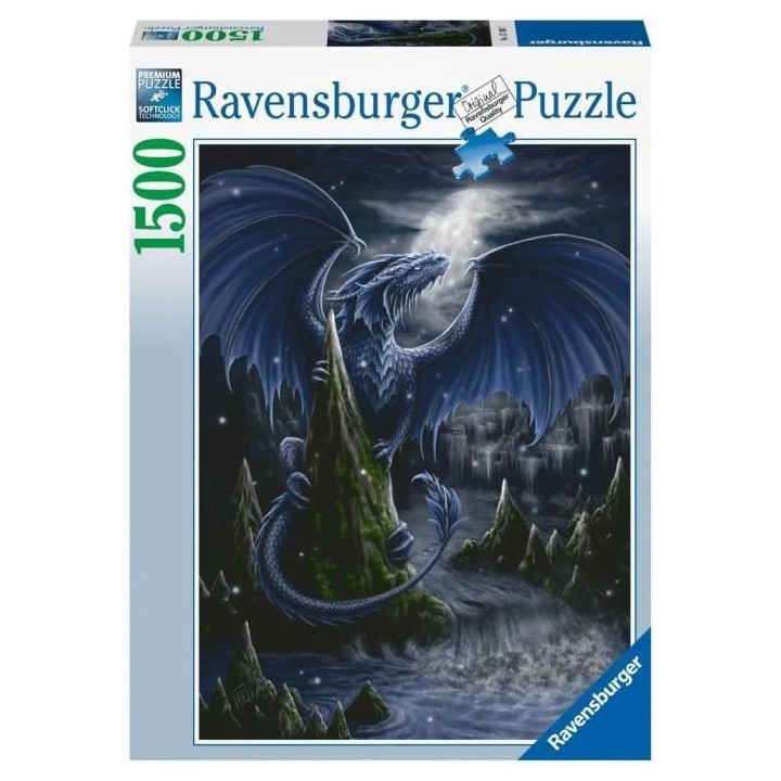 Ravensburger - Puzzle 1500 pieces - Le dragon bleu