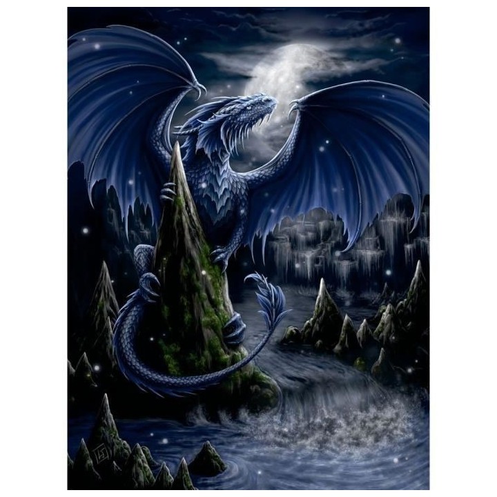 Ravensburger - Puzzle 1500 pieces - Le dragon bleu
