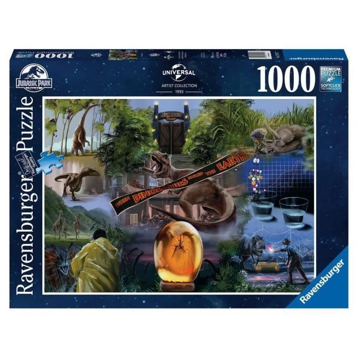 Ravensburger - Puzzle 1000 pieces - Jurassic Park