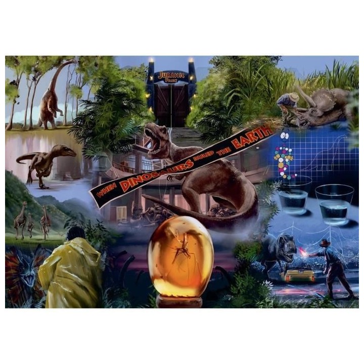 Ravensburger - Puzzle 1000 pieces - Jurassic Park