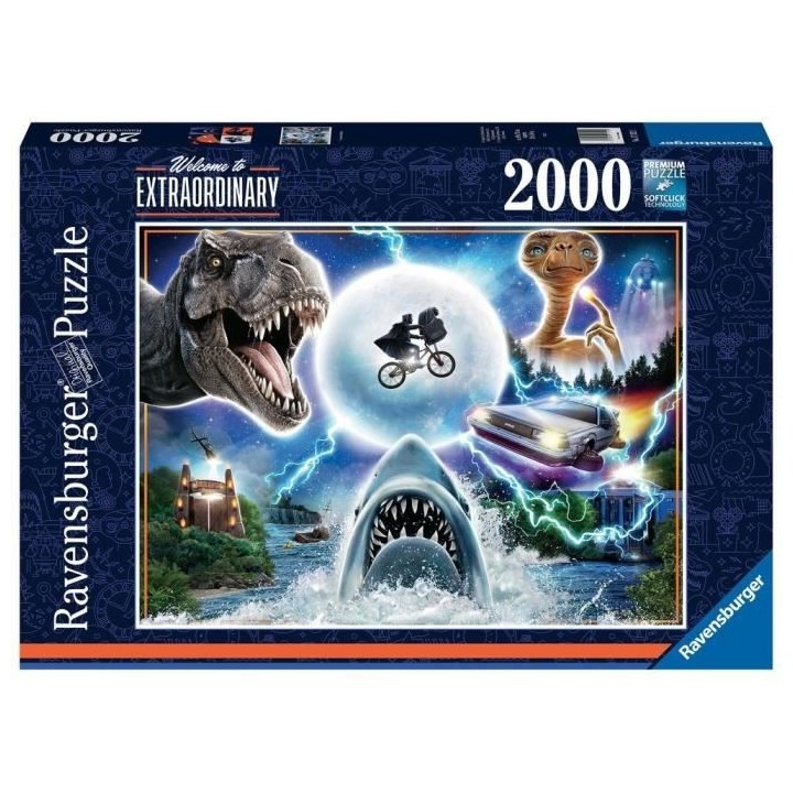 Ravensburger - Puzzle 2000 pieces - Les films cultes d'Universal
