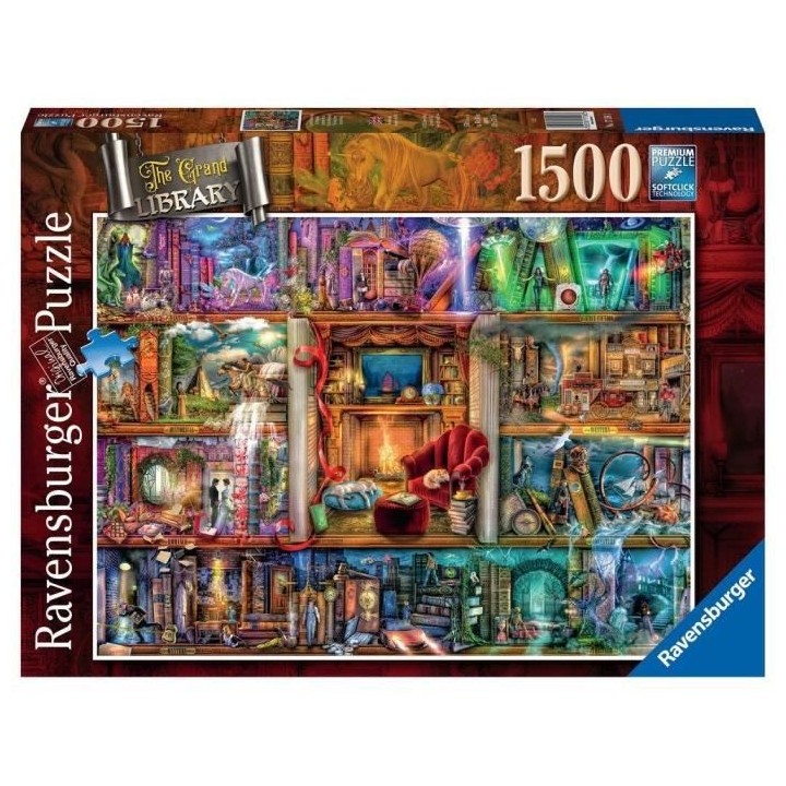 Ravensburger - Puzzle 1500 pieces - La grande bibliotheque