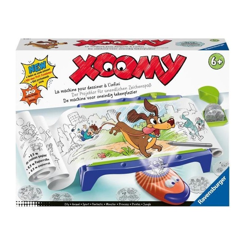 Xoomy maxi avec rouleau - Ravensburger - Loisirs créatifs - Atelier a dessins - Coffret maxi format - Des 6 ans