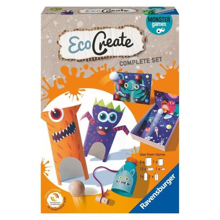 EcoCreate Midi - Monster Games / Jeux d'adresse - Ravensburger - Loisi