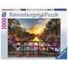 Puzzle 1000 pieces - Vélos a Amsterdam - Ravensburger - Puzzle adultes - Des 14 ans