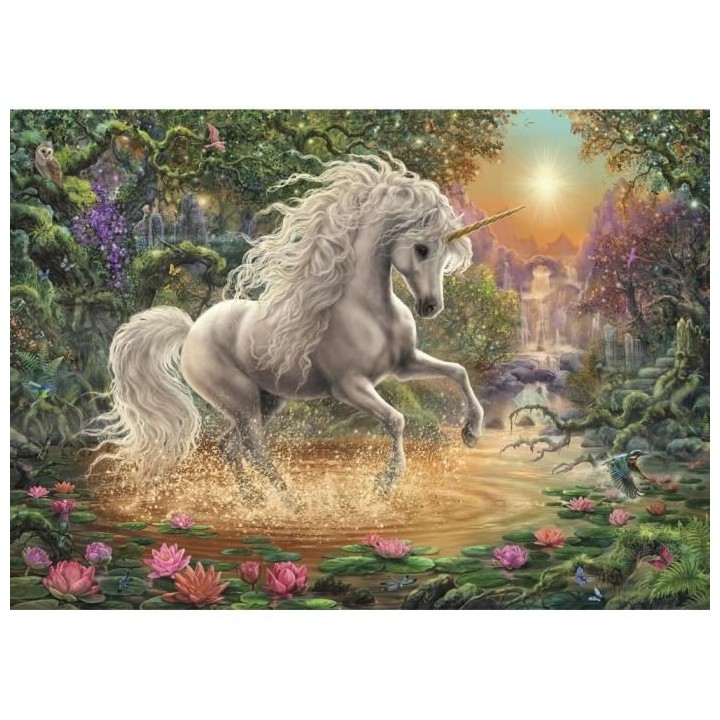 Puzzle 1000 p - Mystique licorne