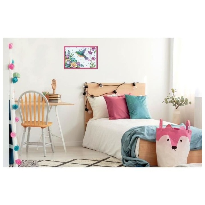 Numéro d'art - grand - Colibri et fleurs exotiques - Ravensburger