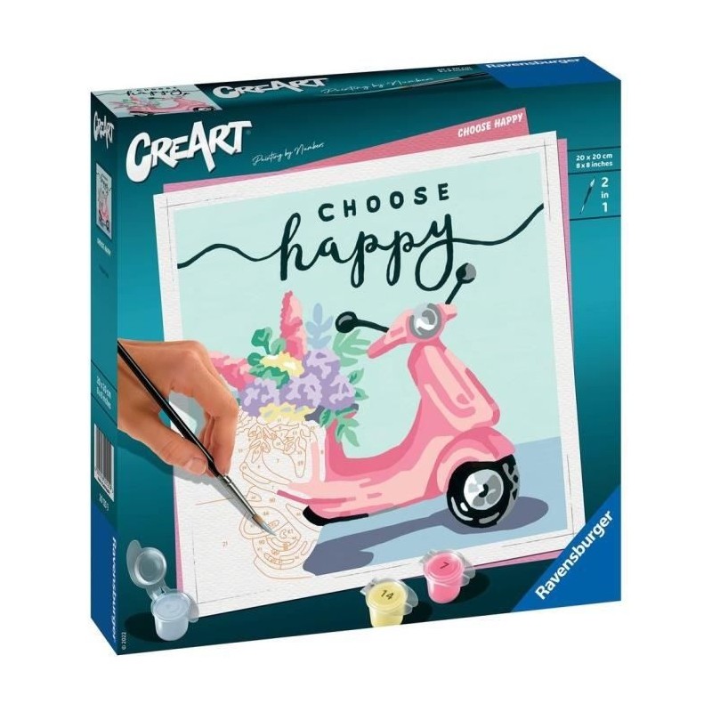 CreArt - carré - Choose happy - Ravensburger