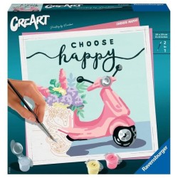 CreArt - carré - Choose happy - Ravensburger