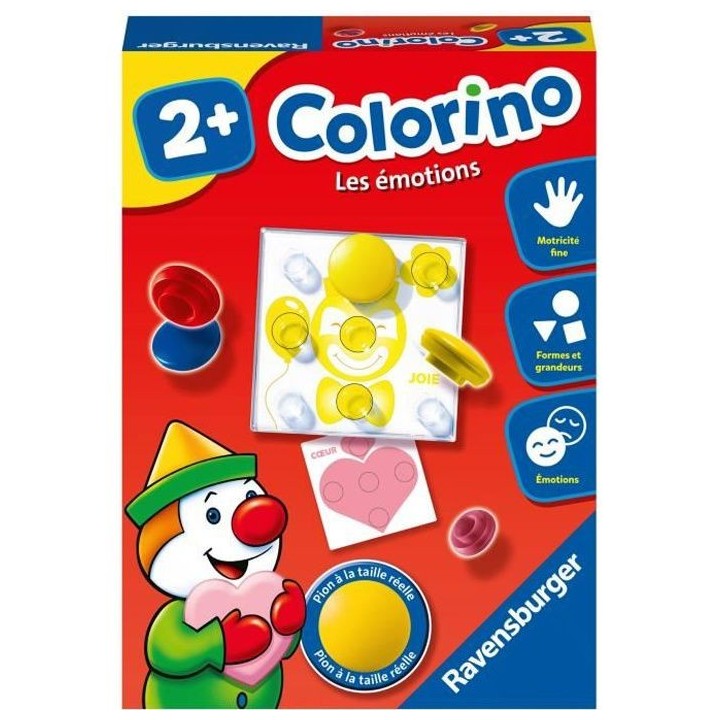 Colorino Les émotions - Jeu éducatif - Apprentissage des couleurs -
