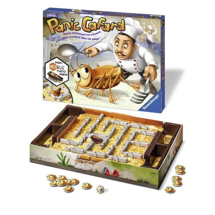Panic Cafard - Ravensburger - Jeu de société enfant - Jeu d'action e
